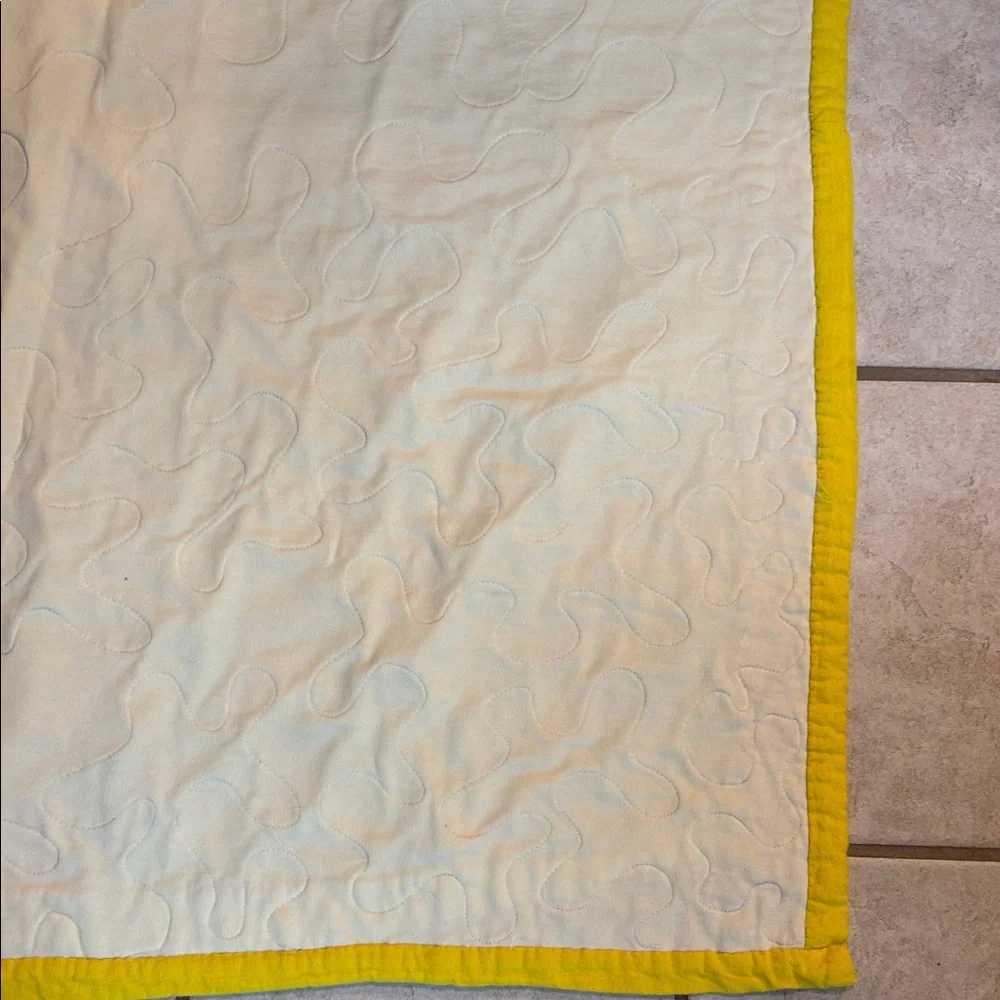 Colorful Flying Airplane Corduroy Quilt